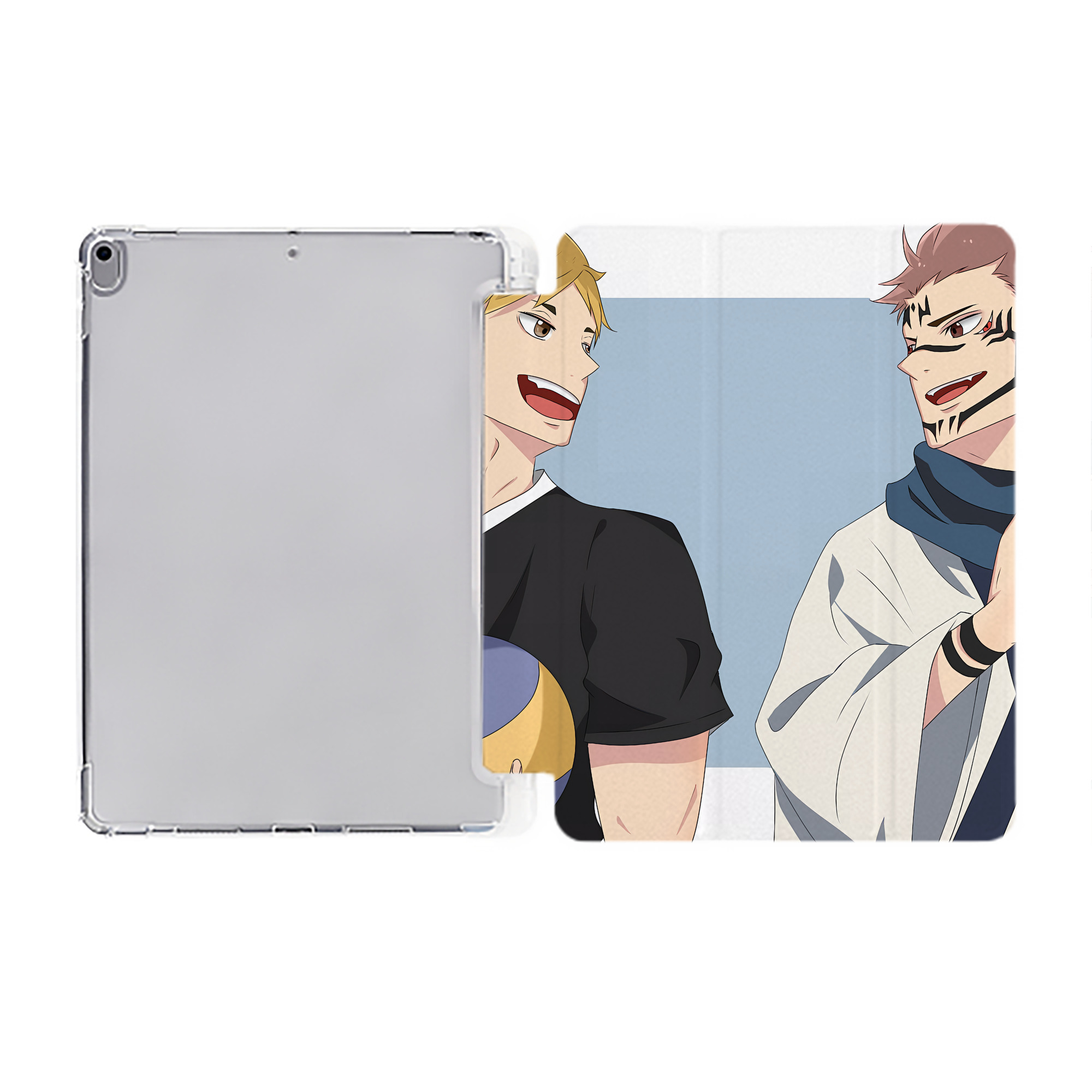 （画像用） SPY×FAMILY间谍家家酒 IPad ケース ペン収納付き 三つ折りスタンド PUレザー×シリコン 対応機種9.5/10.5/10.9インチ